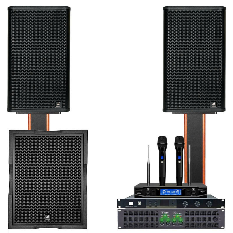Dàn karaoke 4Acoustic TT433: (4Acoustic V12, Vatasa T10, JBL KMP1000S, 4Acoustic SQ-3204, 4Acoustic PCS-115BS)