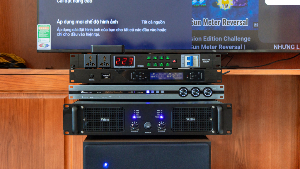 Ảnh sản phẩm Dàn Karaoke DT TT397: (DT Delta 15, Vatasa T500, Vatasa V6 Pro, Vatasa VA-2800, Paramax SUB-E30, Vatasa P9 Luxury) 10