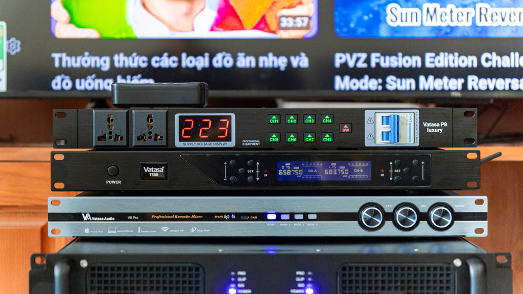Ảnh sản phẩm Dàn Karaoke DT TT397: (DT Delta 15, Vatasa T500, Vatasa V6 Pro, Vatasa VA-2800, Paramax SUB-E30, Vatasa P9 Luxury) 9