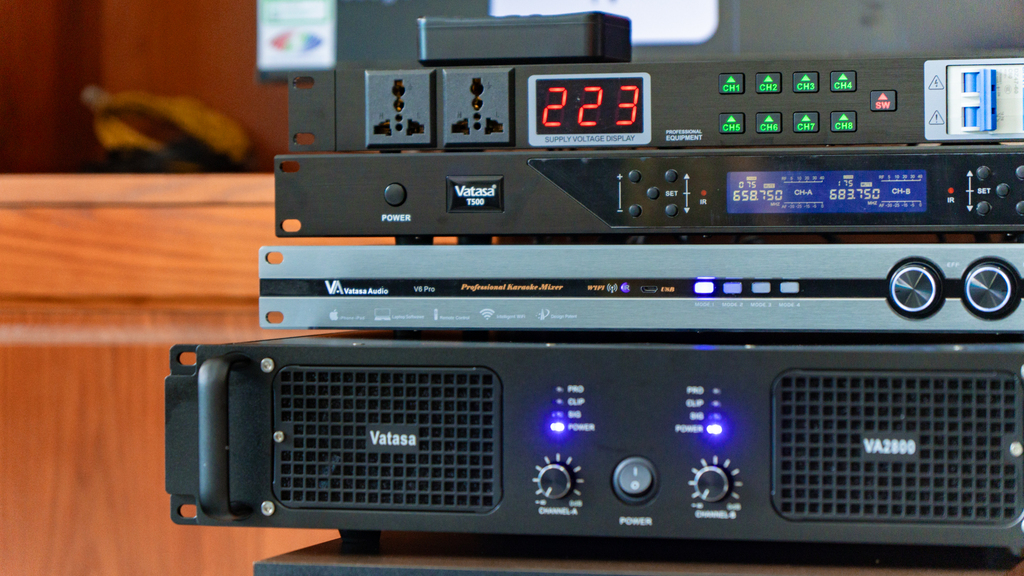 Ảnh sản phẩm Dàn Karaoke DT TT397: (DT Delta 15, Vatasa T500, Vatasa V6 Pro, Vatasa VA-2800, Paramax SUB-E30, Vatasa P9 Luxury) 6