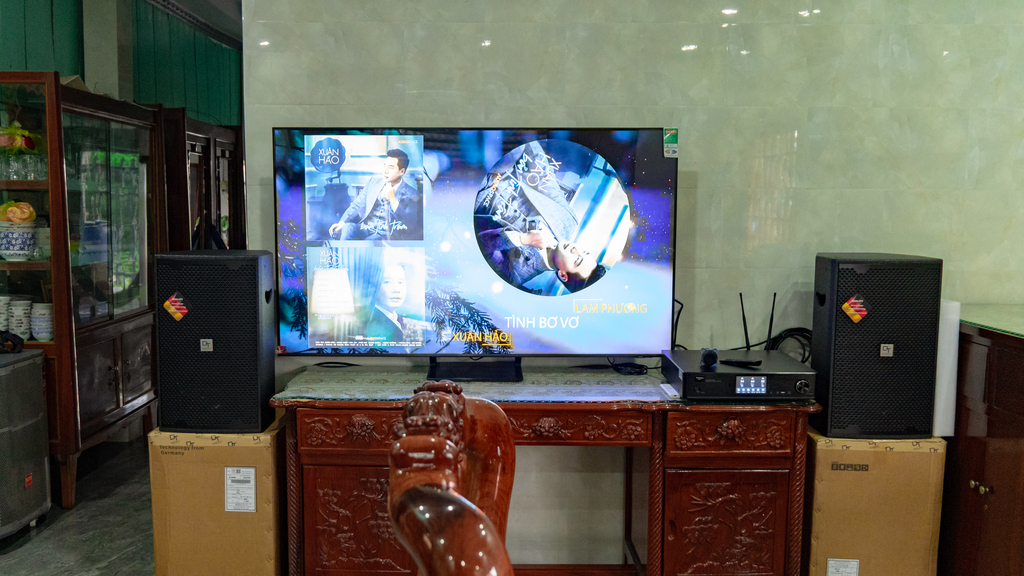Mặt trước của Dàn karaoke DT TT380