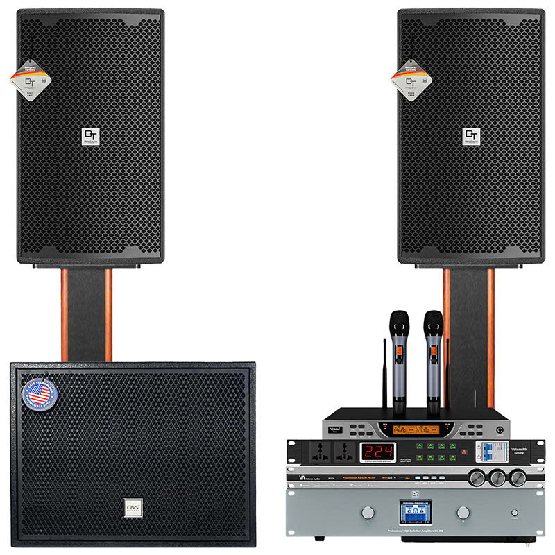 Dàn karaoke DT TT436: (DT D2000, Vatasa T900 New, Vatasa V6 Pro, DT DH-208, CAVS CS115, Vatasa P9 Luxury)