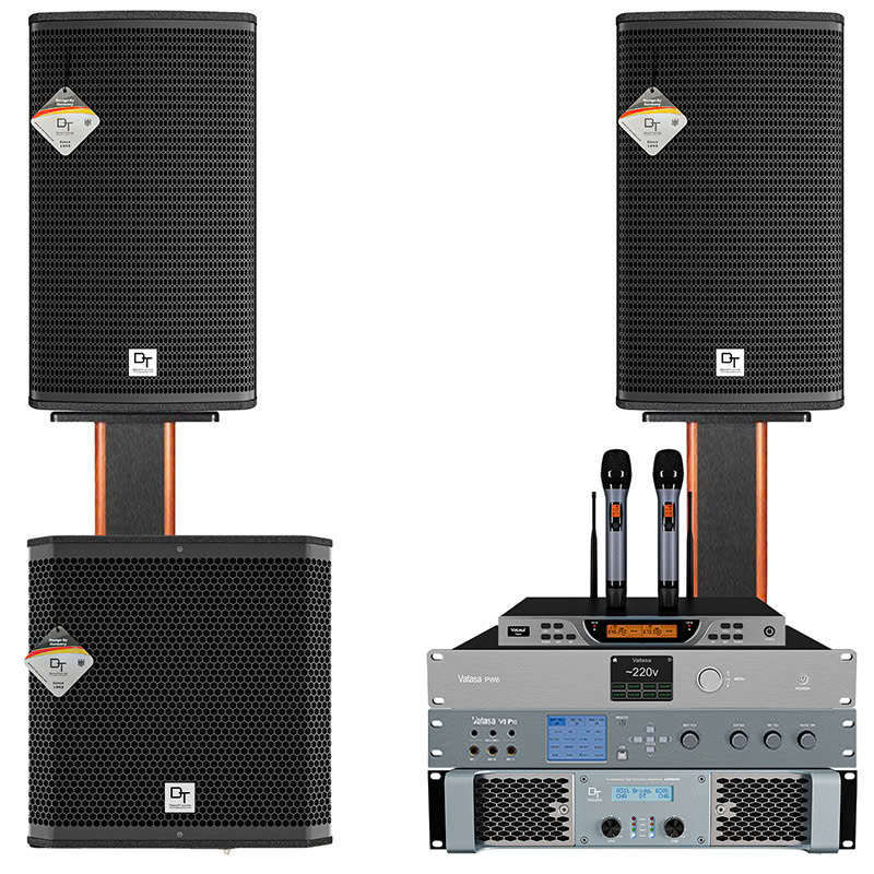 Dàn karaoke DT TT446: (DT Alpha10, Vatasa T900 New, Vatasa V8 Pro, DT Lion206, DT Delta-112AT, Vatasa PW8)