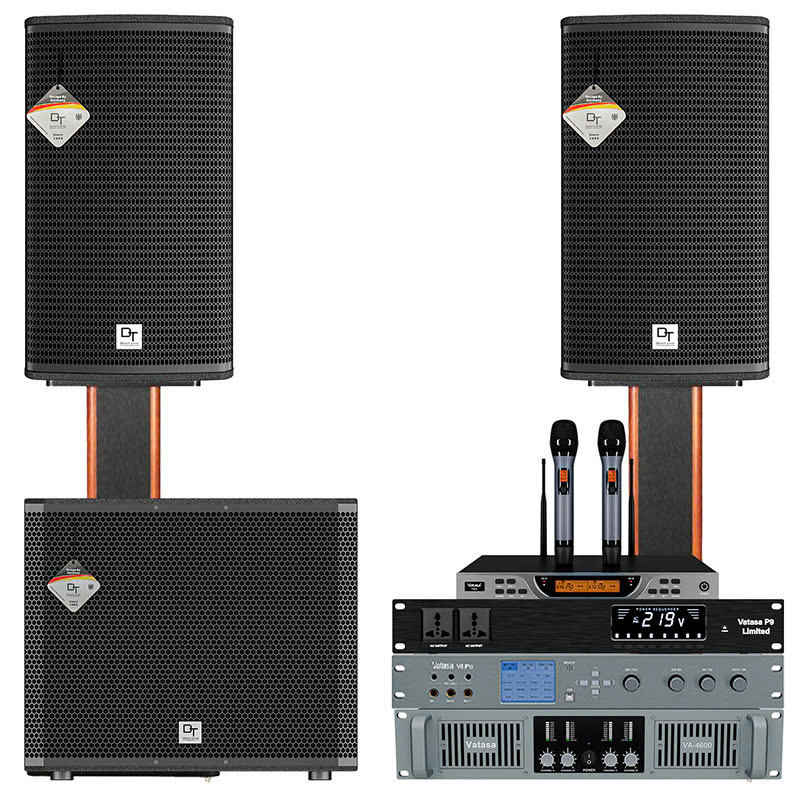 Dàn karaoke DT TT454: (DT Alpha 12, Vatasa T900 New, Vatasa V8 Pro, Vatasa VA-4600, DT Delta115, Vatasa P9 Limited)