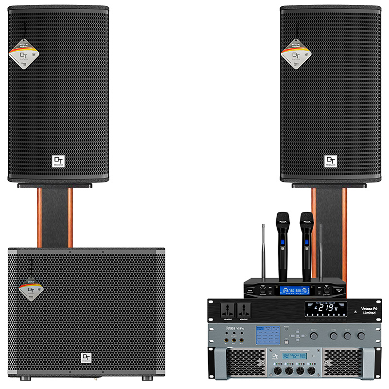 Dàn karaoke DT TT458: (DT Alpha12, Vatasa T10, Vatasa V8 Pro, DT Lion406, DT Delta115, Vatasa P9 Limited)