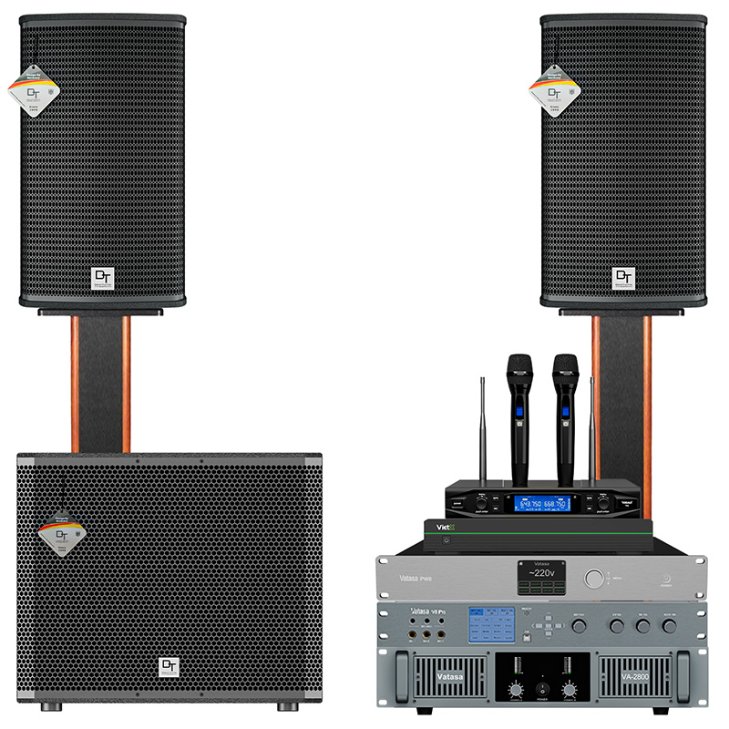 Dàn karaoke DT TT461: (DT Alpha10, Vatasa T10, Vatasa V8 Pro, DT Lion408, Vatasa VA-2800, DT Delta115, PW8, VietK 4K Plus 4TB)