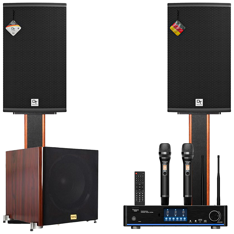 Dàn karaoke DT TT462: (DT Radius-12Pro, Vatasa HC600, Nex 12)