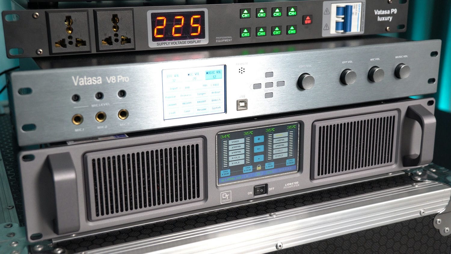 Ảnh sản phẩm Dàn Karaoke HK TT307: (HK Audio Linear 5 112F, Vatasa T10, Vatasa V8Pro, DT Lion4700, DT Alpha118, Vatasa P9 Luxury) 6