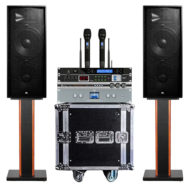 Dàn karaoke JBL TT438: (JBL PRX325D, Vatasa T500, Vatasa V6 Pro, DT DH-410, Vatasa P9 Luxury, Tủ 12U)