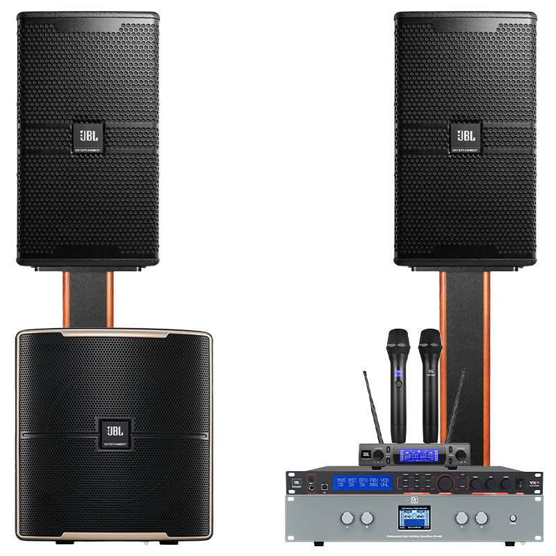 Dàn karaoke JBL TT441: (JBL KP4012G2, JBL VM300, JBL VX9, DT DH-408, JBL Pasion 12SP)