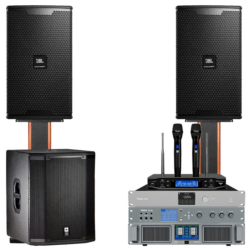 Dàn karaoke JBL TT442: (JBL KP6012, Vatasa T10, Vatasa V8 Pro, DT Lion4700, JBL PRX418S, Vatasa PW8)