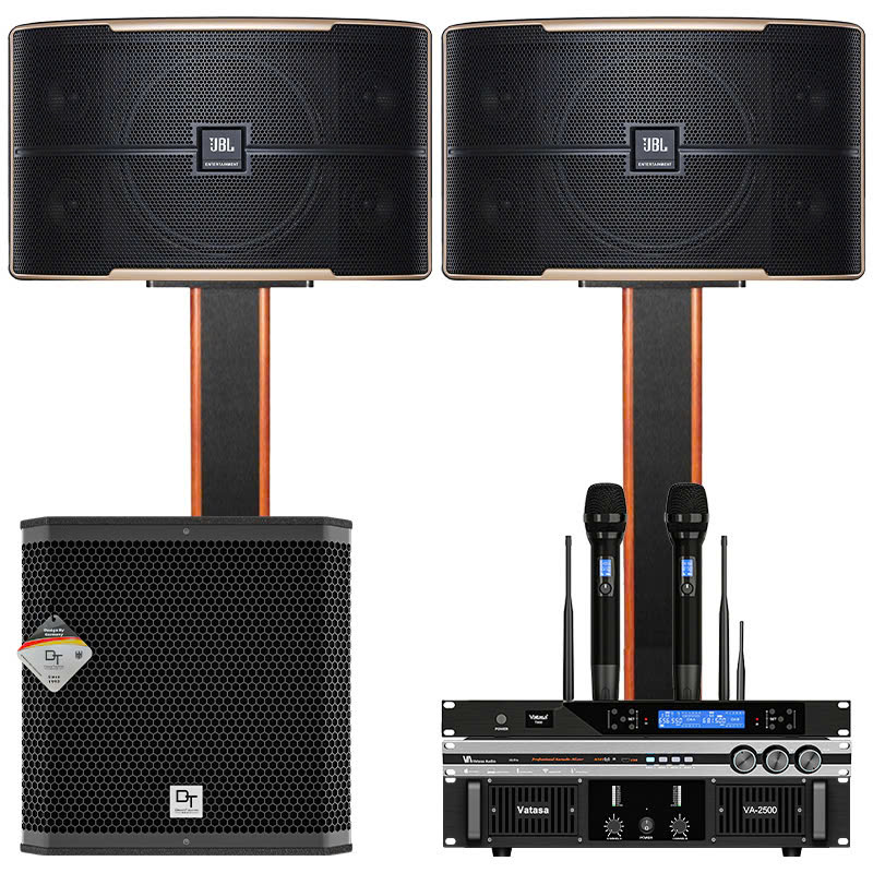 Dàn karaoke JBL TT443: (JBL Pasion 12, Vatasa T500, Vatasa V6 Pro, Vatasa VA-2500, DT Delta-112AT)