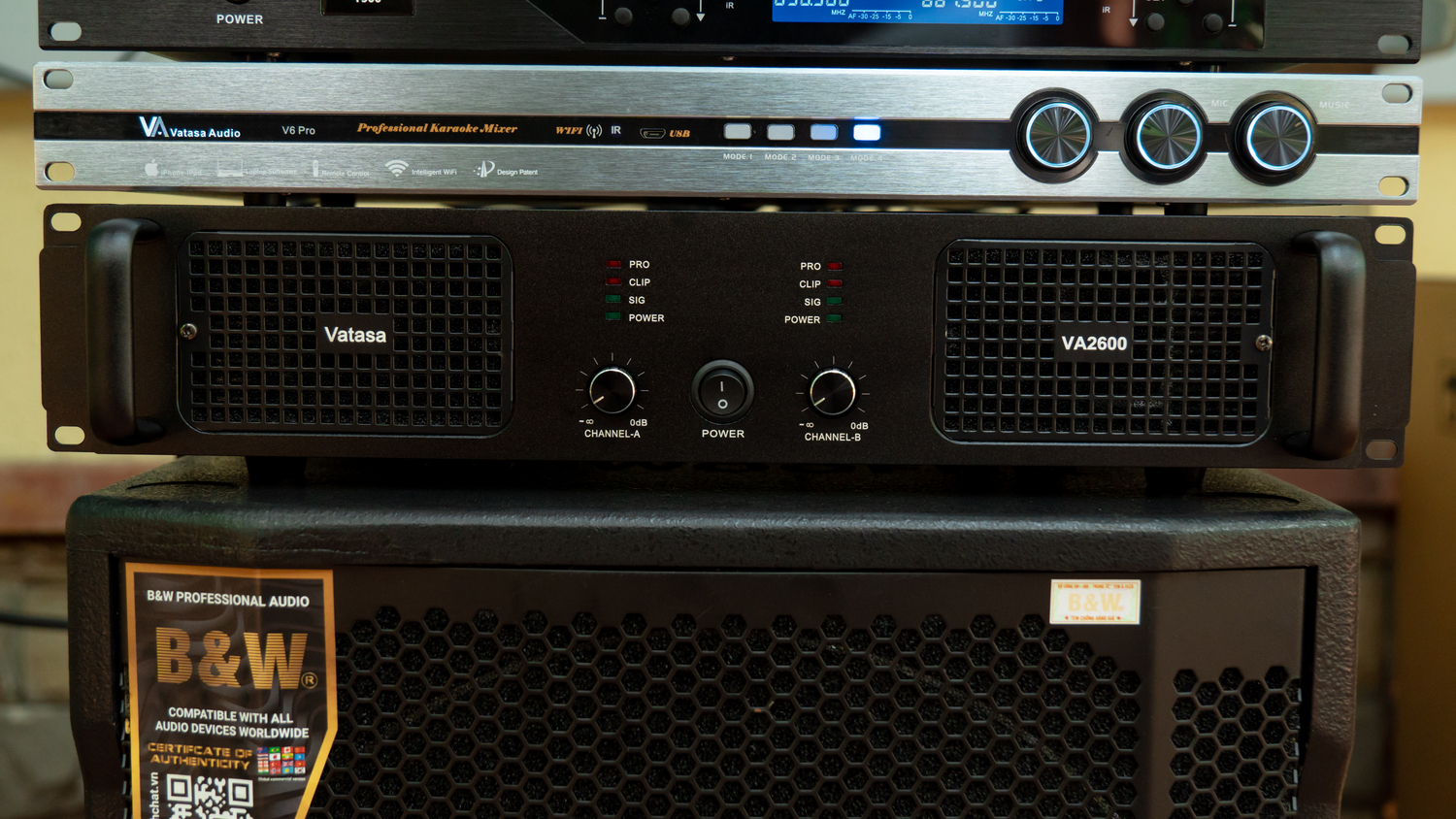 Ảnh sản phẩm Dàn karaoke Paramax TT327: (Paramax PRO V30, Vatasa T500, Vatasa V6 Pro, Vatasa VA-2600, B&W S1500 Max) 8