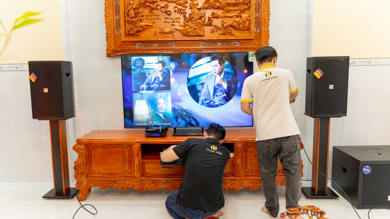 Trường Thành Audio lắp đặt Dàn karaoke DT TT378 2