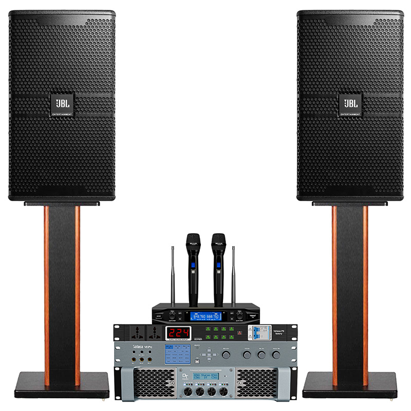 Dàn karaoke JBL TT457: (JBL KP4012G2, Vatasa T10, Vatasa V8 Pro, DT Lion406, Vatasa P9 Luxury)