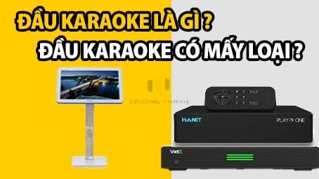 Đầu karaoke là gì? Đầu karaoke có mấy loại?