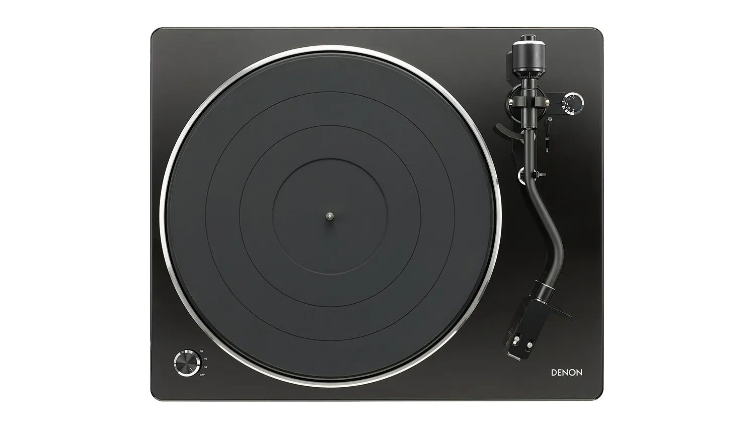 Mặt trên của Đầu đĩa than Denon DP-400