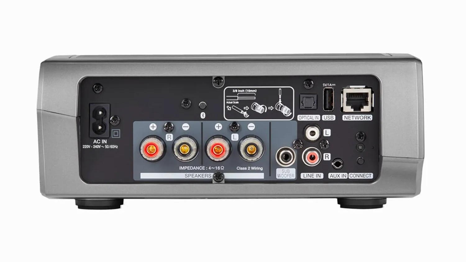Mặt sau của AMPLY DENON HEOS AMP HS2