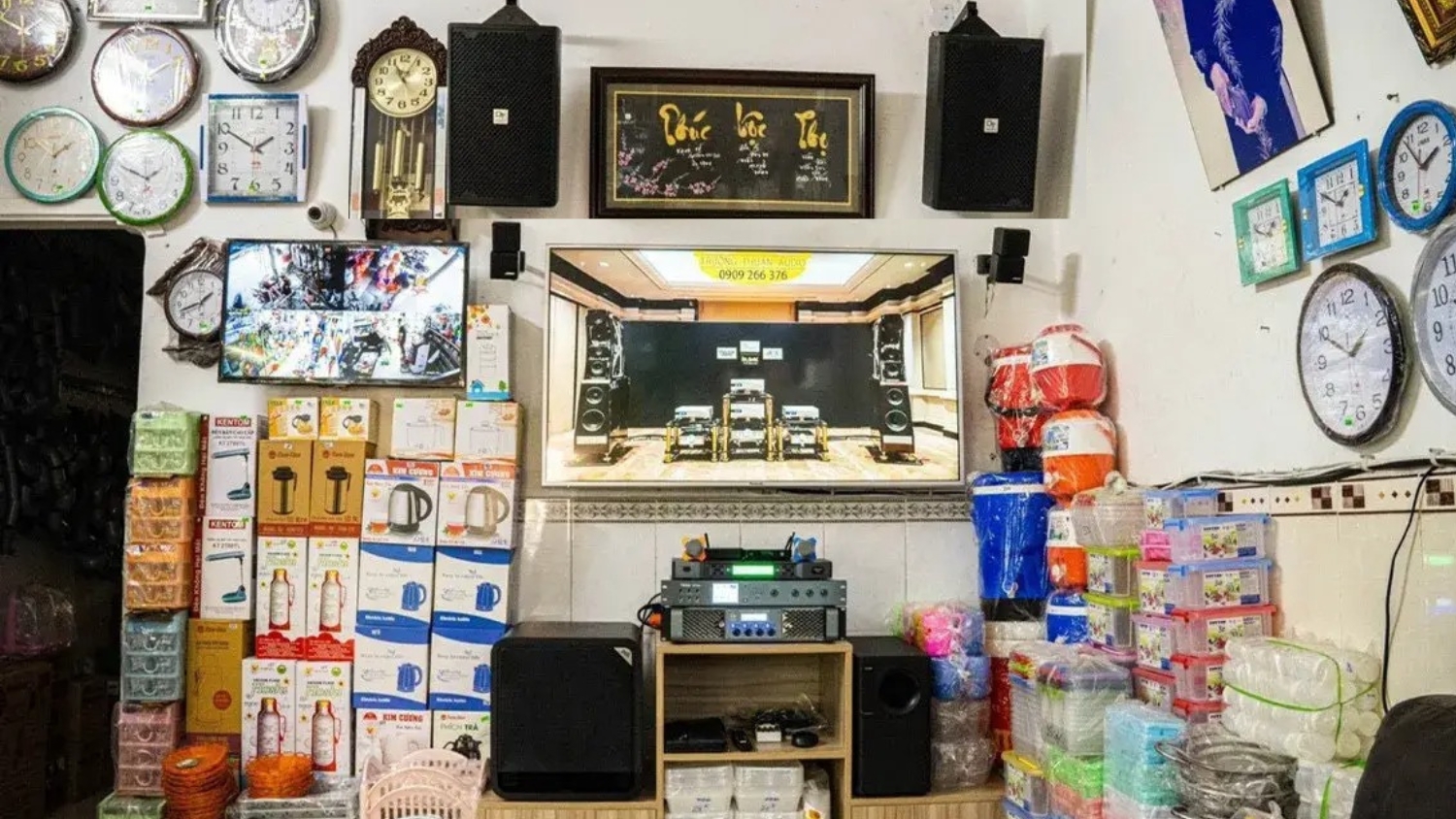 Loa Karaoke DT D1000 thiết kế nhỏ gọn, dễ lắp đặt