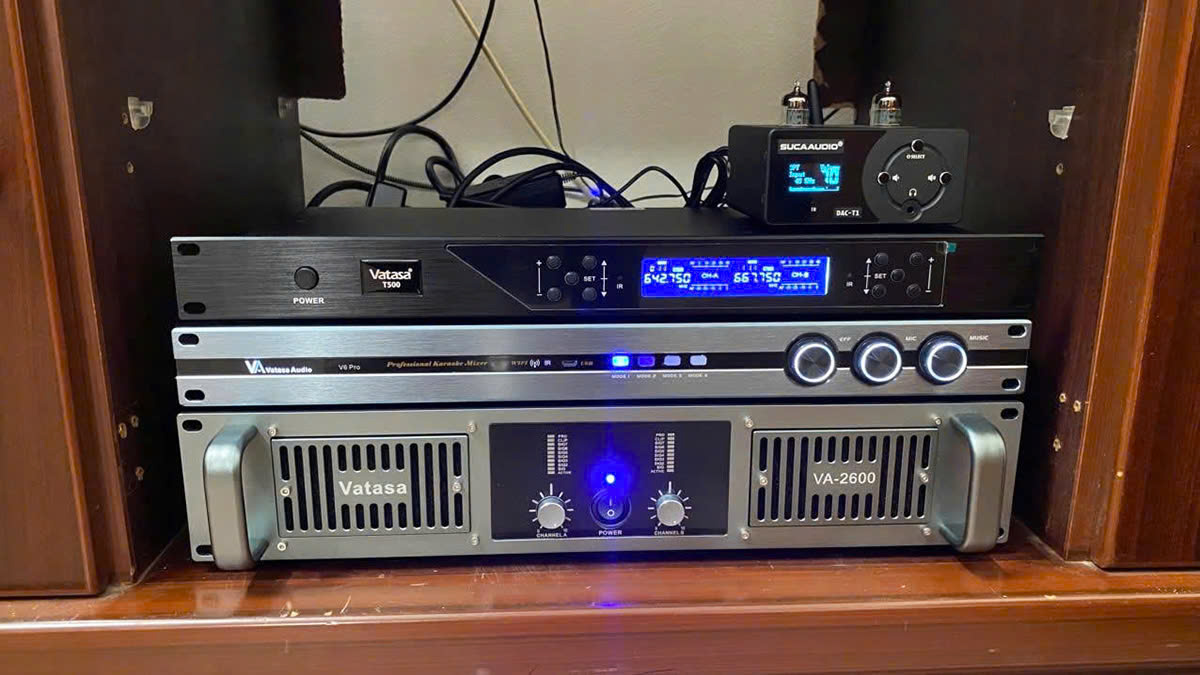 bộ xử lý tín hiệu của Dàn karaoke DT TT248: (DT D2000, Vatasa T500, Vatasa V6 Pro, Vatasa VA-2600)