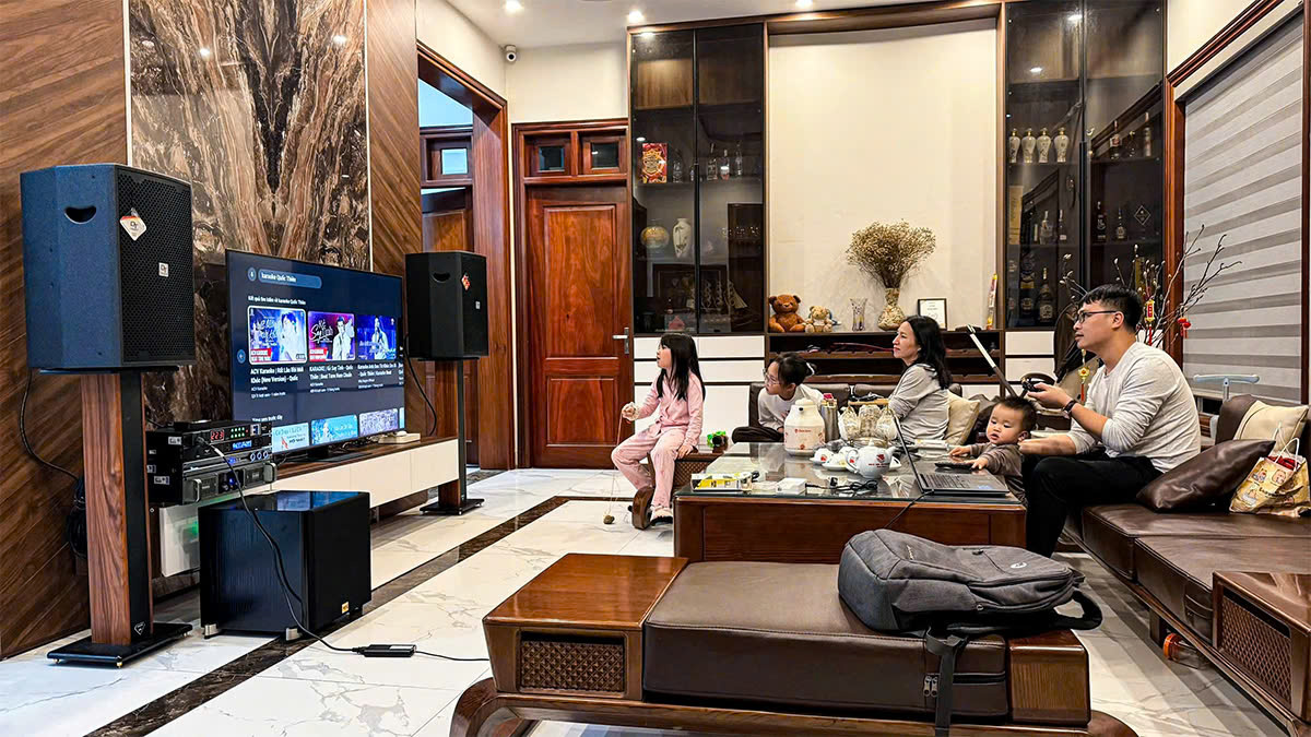 Dàn Karaoke DT TT210: (DT D2000, Vatasa T500, Vatasa V6 Pro, Vatasa VA-2600, Nex 12) dành cho phòng khách gia đình