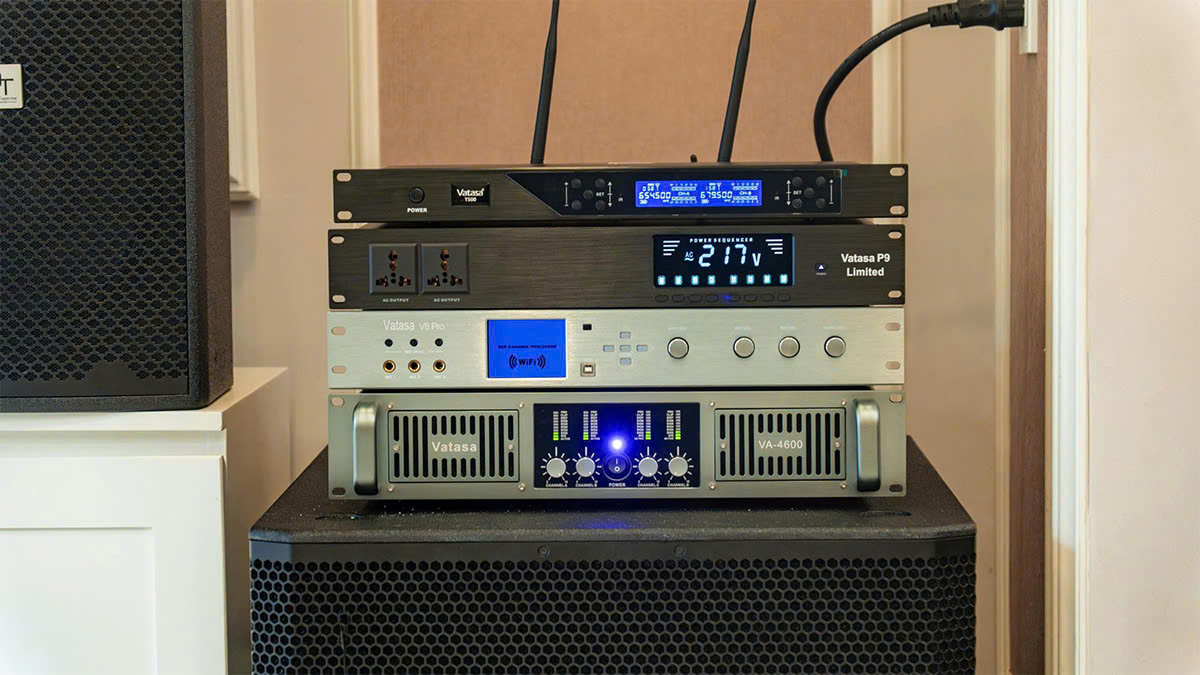 bộ xử lý tín hiệu của Dàn Karaoke DT TT417: (DT D2000, Vatasa T500, Vatasa V8Pro, Vatasa VA-4600, DT Delta115, P9 Limited)