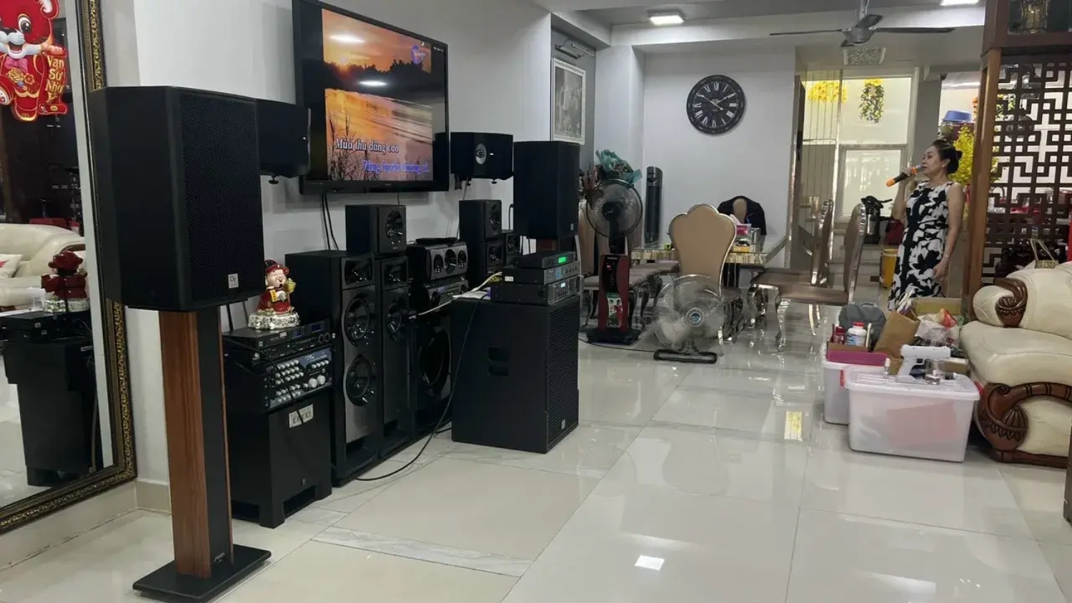Loa Karaoke DT Delta12 phù hợp hát karaoke và nghe nhạc tại nhà