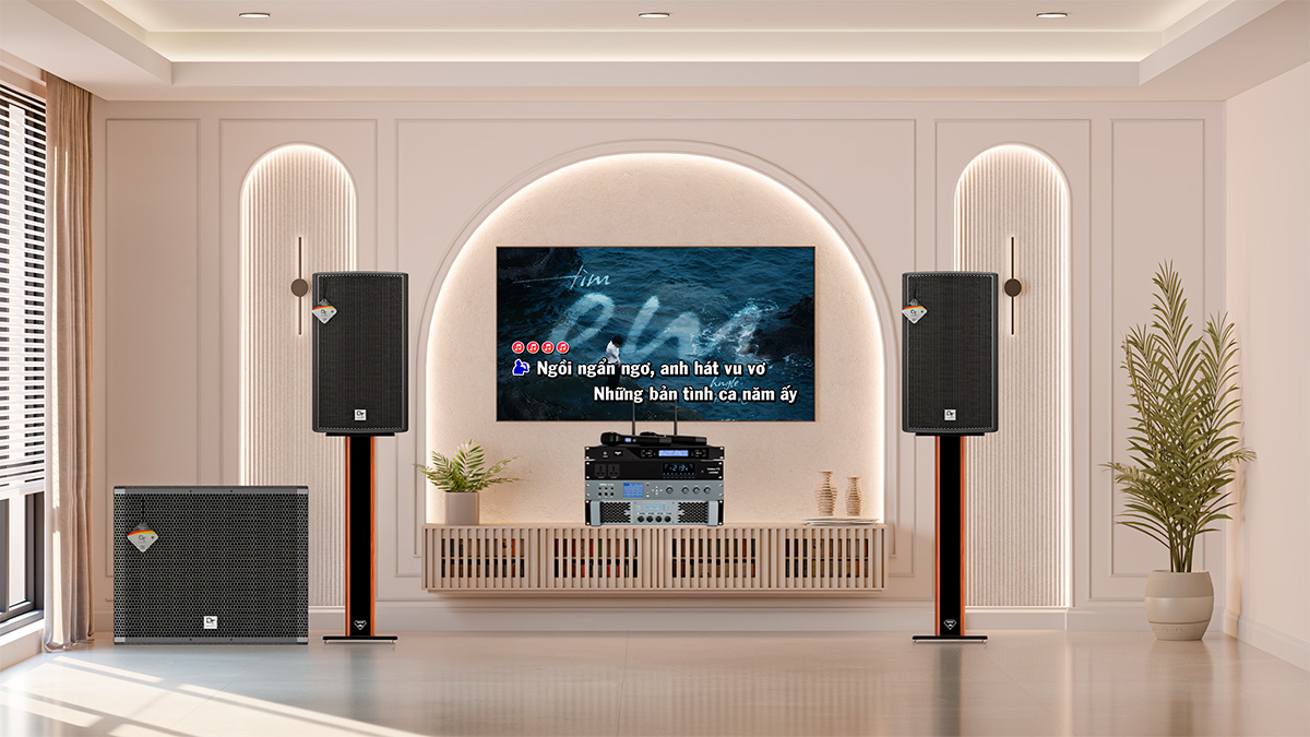 Dàn Karaoke DT TT341: (DT Delta12, Vatasa T500, Vatasa V8 Pro, DT Lion406, DT Delta115, Vatasa P9 Limited) hình 3d