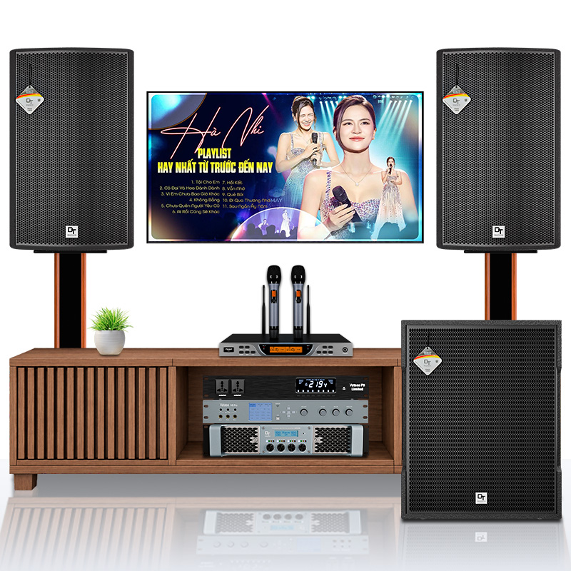 Dàn Karaoke DT TT304: (DT Delta15, Vatasa T900 New, Vatasa V8 Pro, DT Lion408, DT Sigma118, Vatasa P9 Limited)