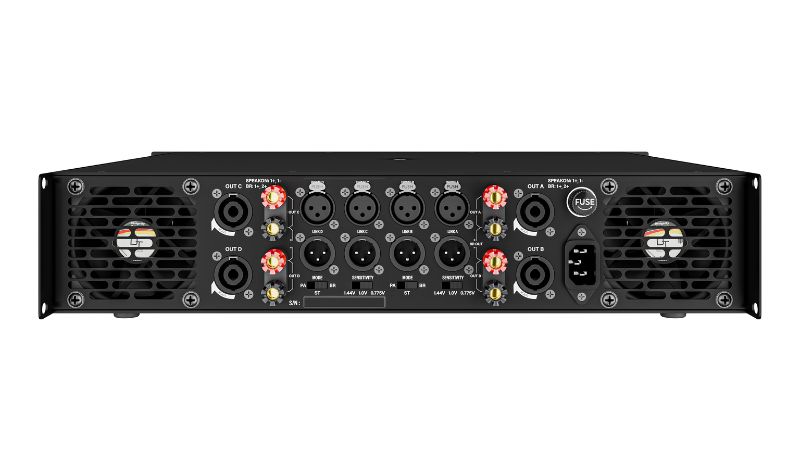 Mặt sau của Cục đẩy công suất DT DH-406