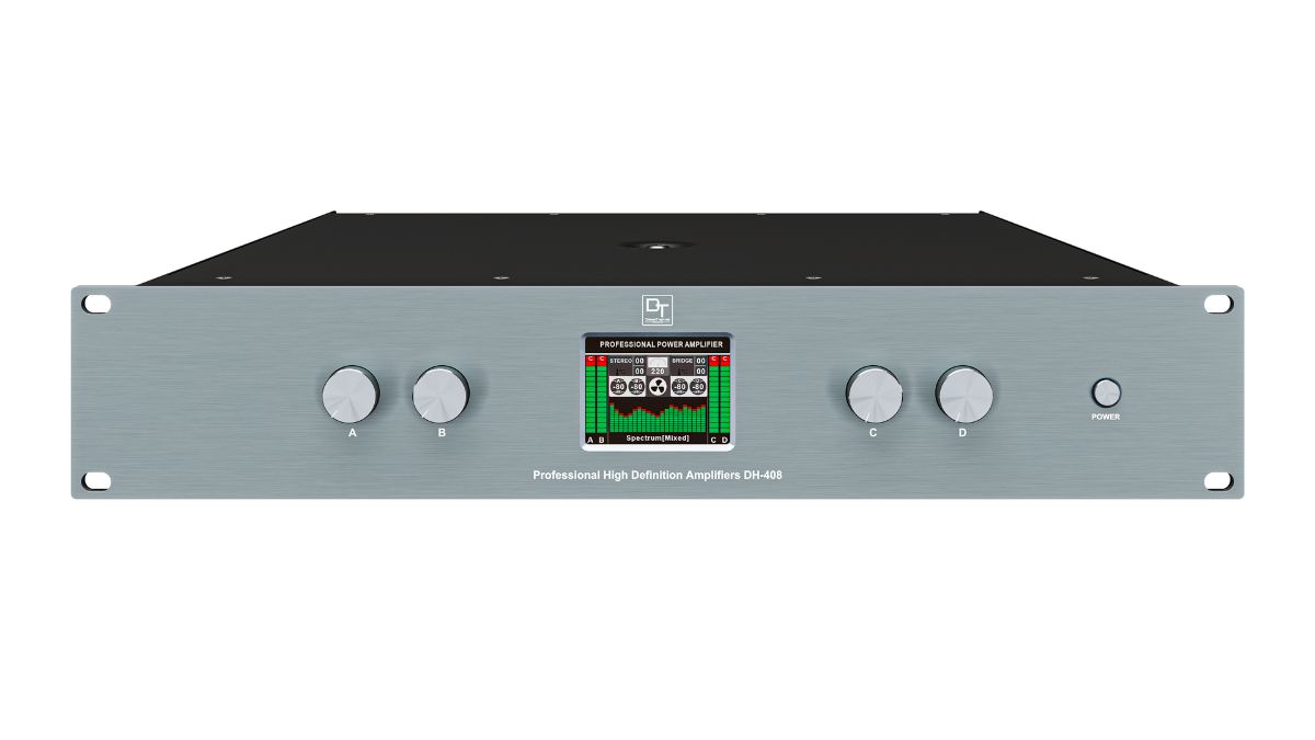 Mặt trước của Cục đẩy công suất DT DH-408
