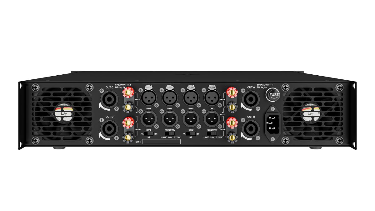 Mặt sau Cục đẩy công suất DT DH-410
