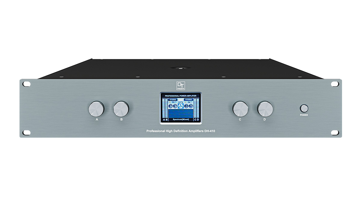 Mặt trước Cục đẩy công suất DT DH-410