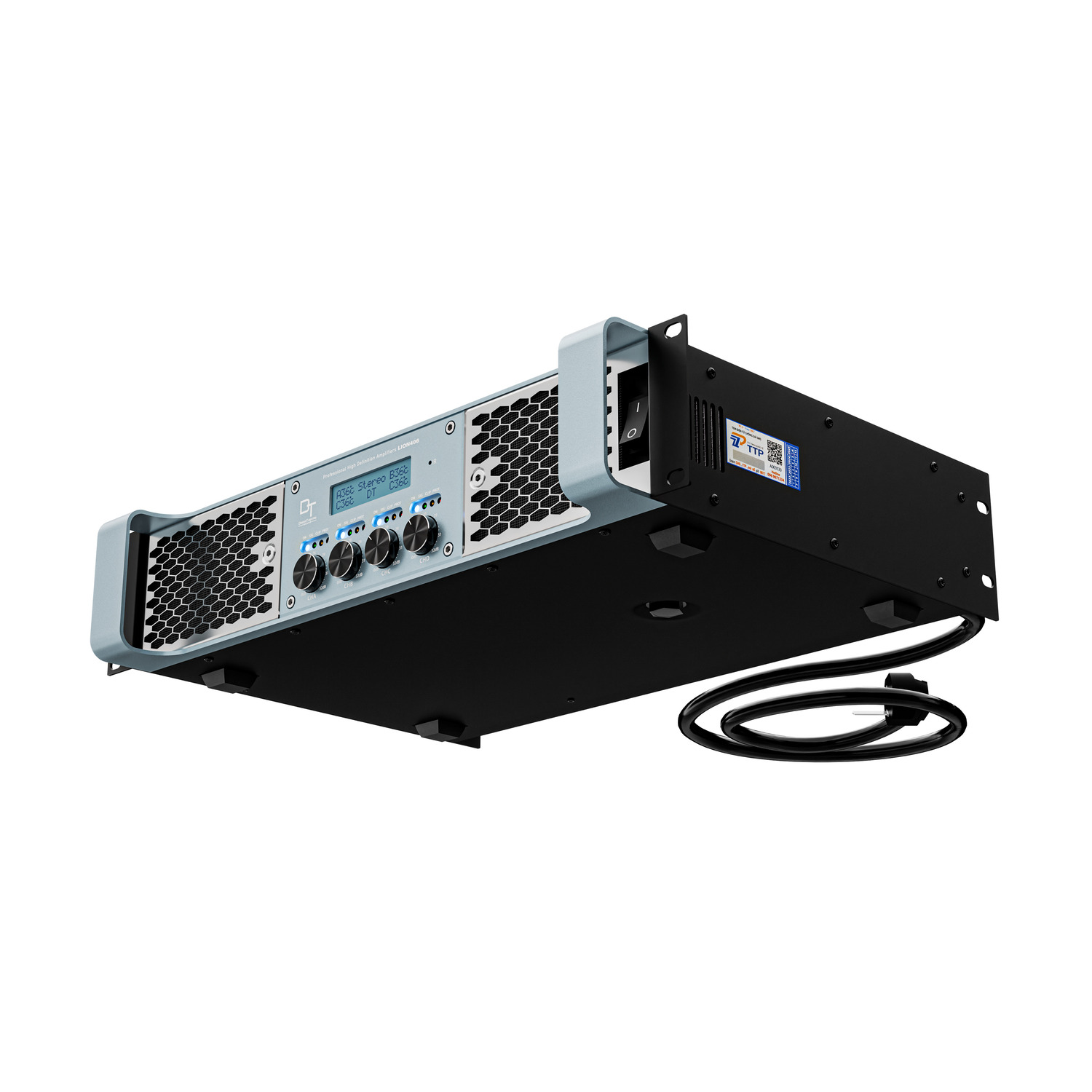 Ảnh sản phẩm Cục đẩy công suất 4 kênh DT Lion406 4