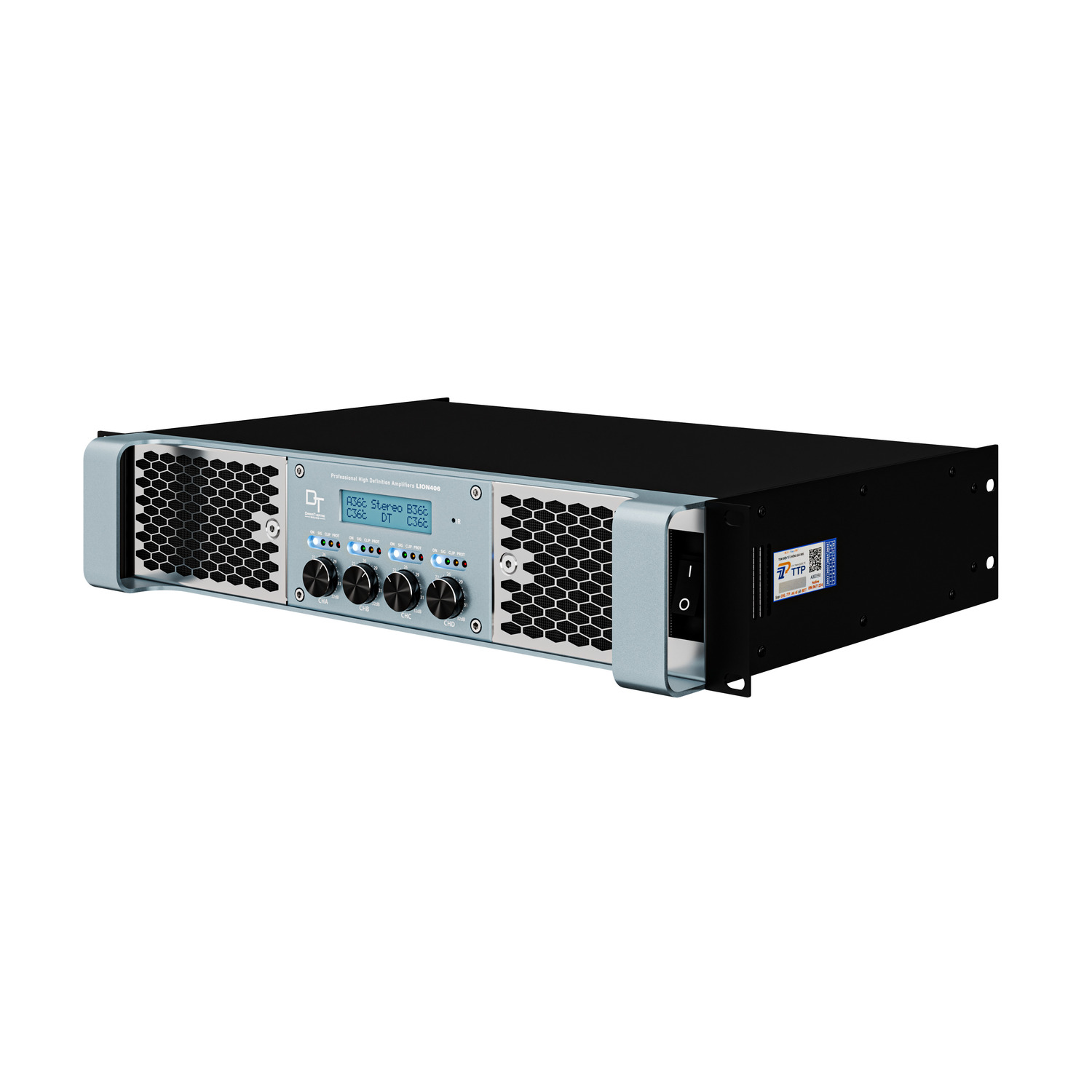 Ảnh sản phẩm Cục đẩy công suất 4 kênh DT Lion406 2