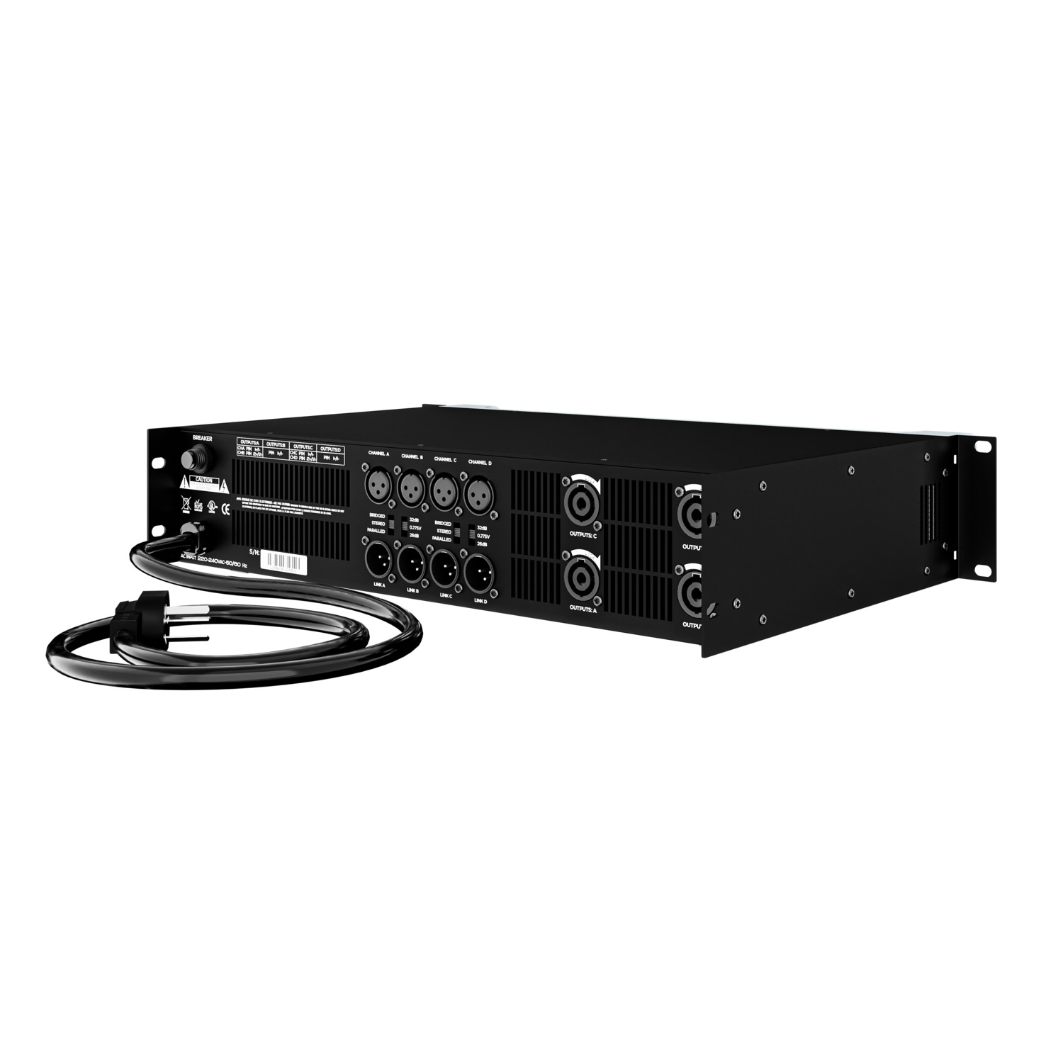 Ảnh sản phẩm Cục đẩy công suất 4 kênh DT Lion408 7