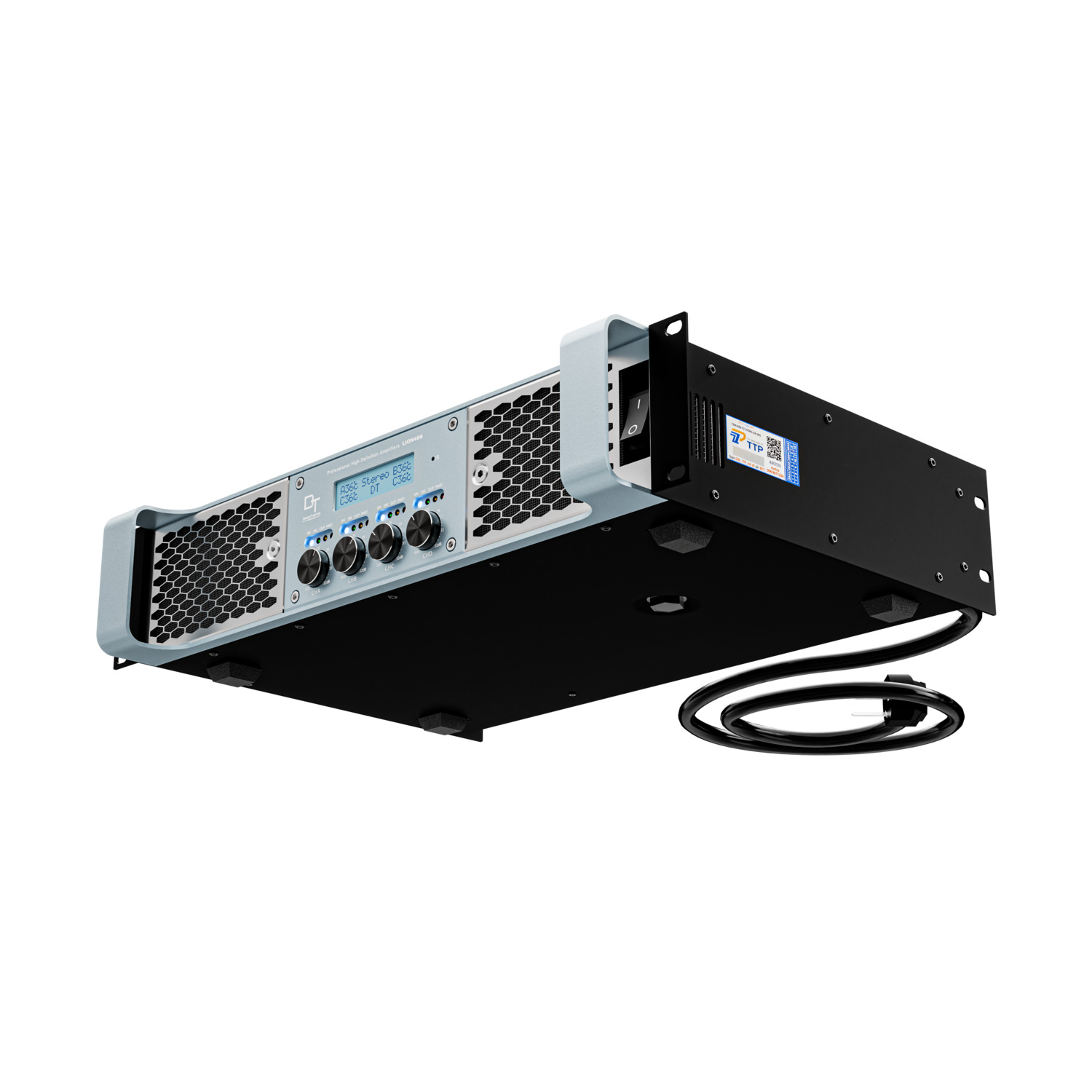 Ảnh sản phẩm Cục đẩy công suất 4 kênh DT Lion408 4