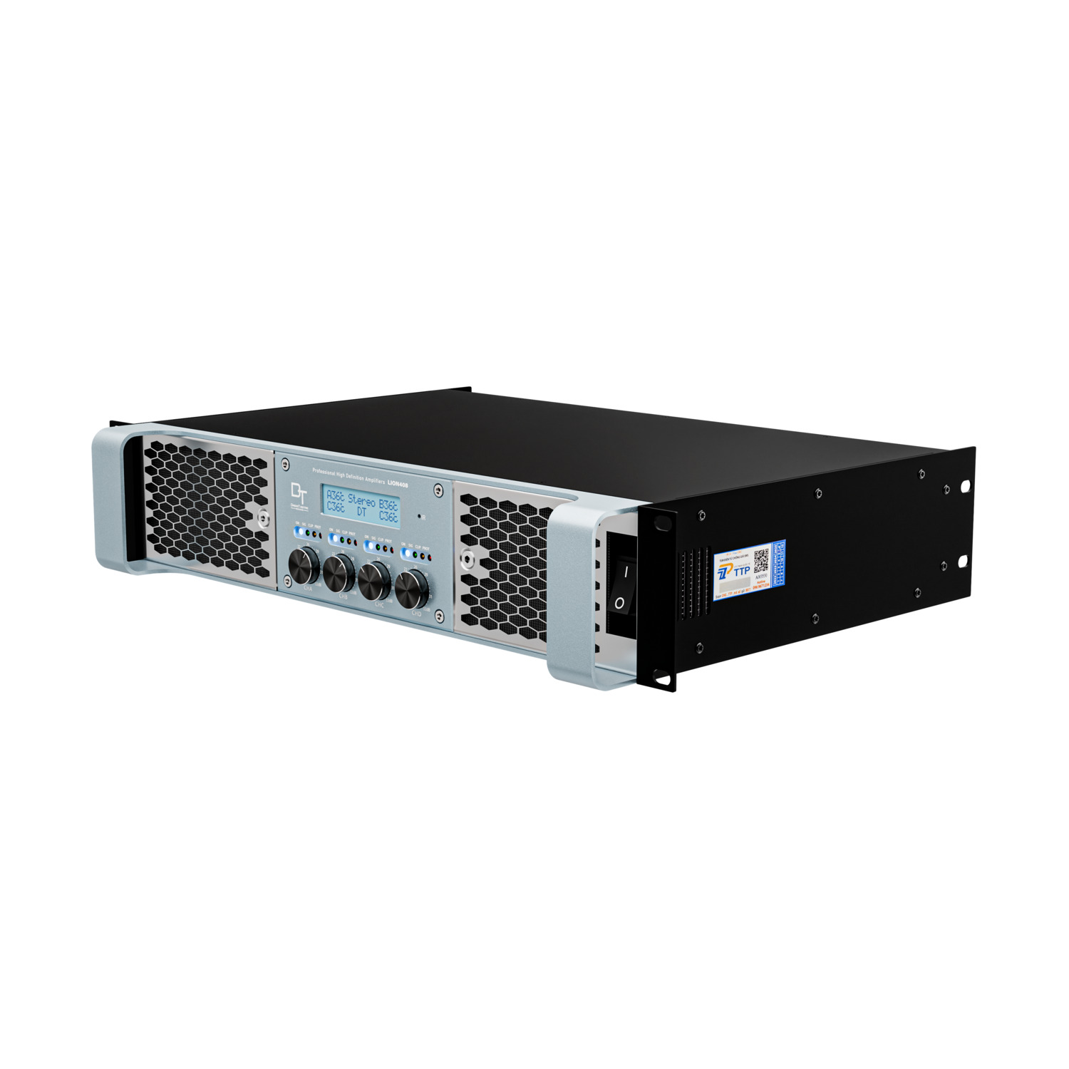 Ảnh sản phẩm Cục đẩy công suất 4 kênh DT Lion408 2