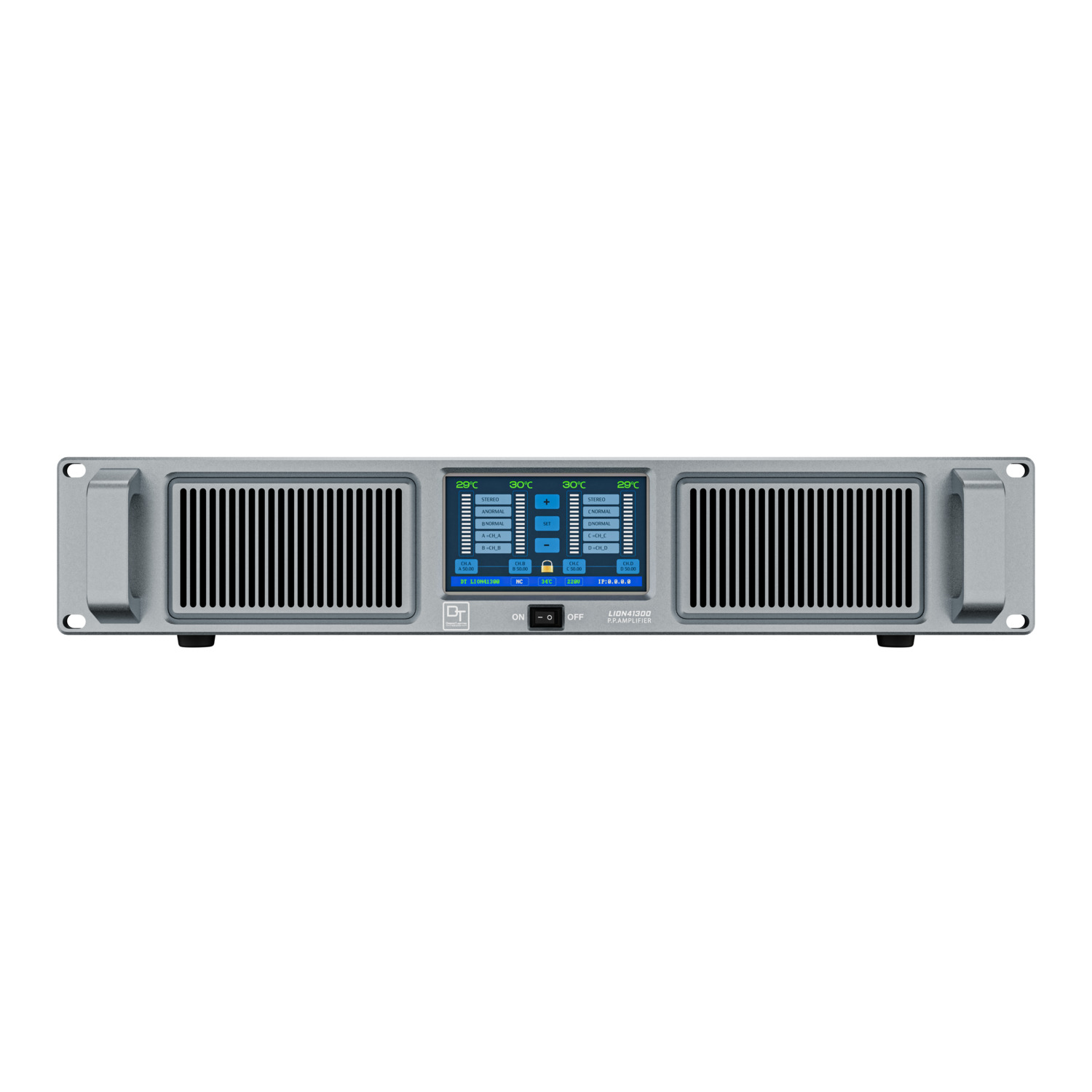 Ảnh sản phẩm Cục đẩy công suất 4 kênh DT Lion41300 1