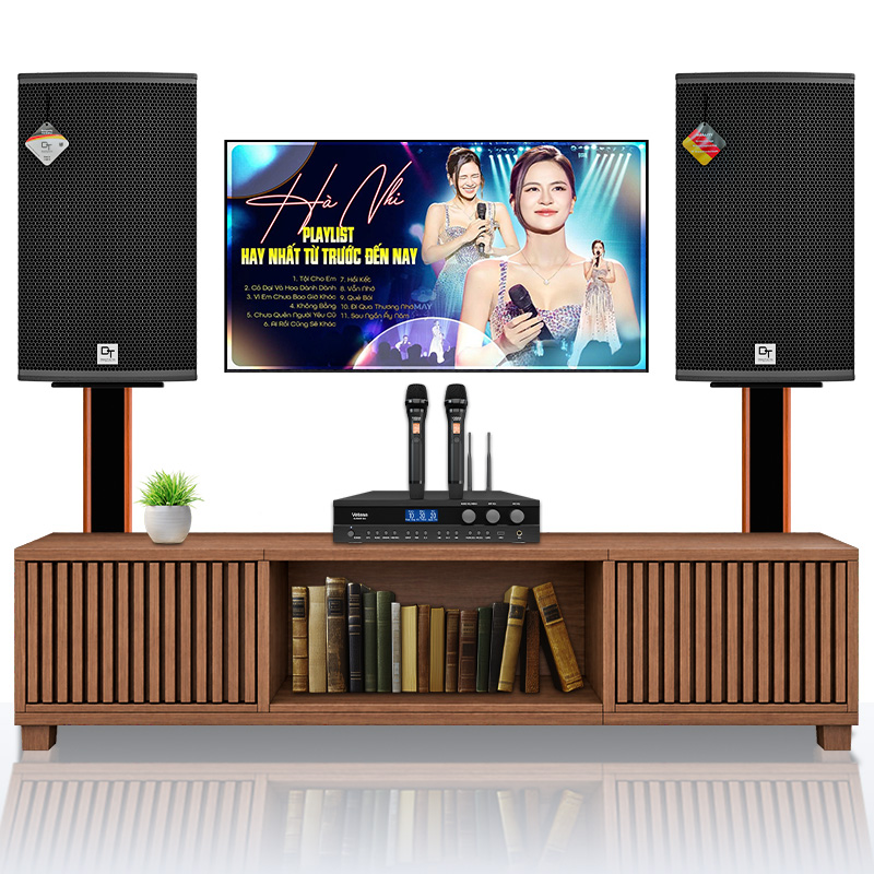 Dàn Karaoke DT TT428: (DT Radius 12Pro, Vatasa BLA600New)