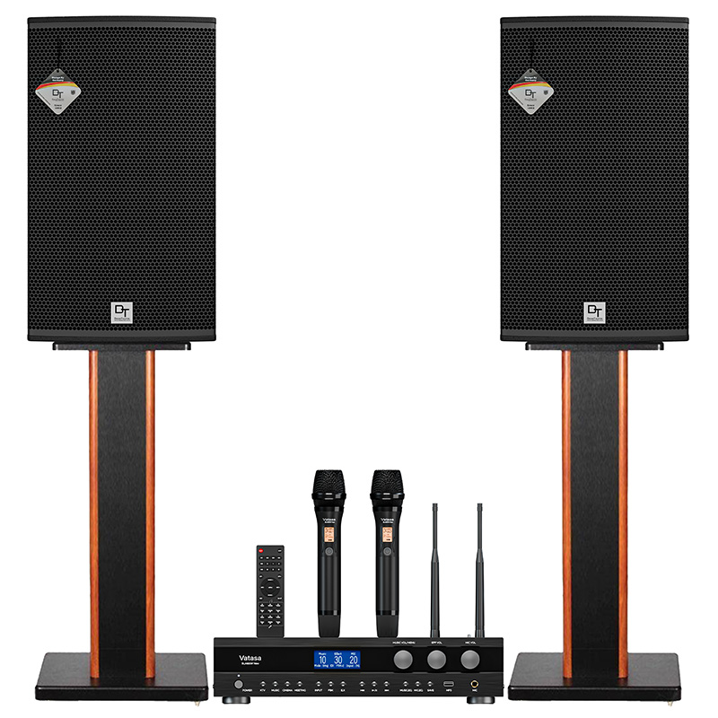 Dàn Karaoke DT TT428: (DT Radius 12Pro, Vatasa BLA600New)