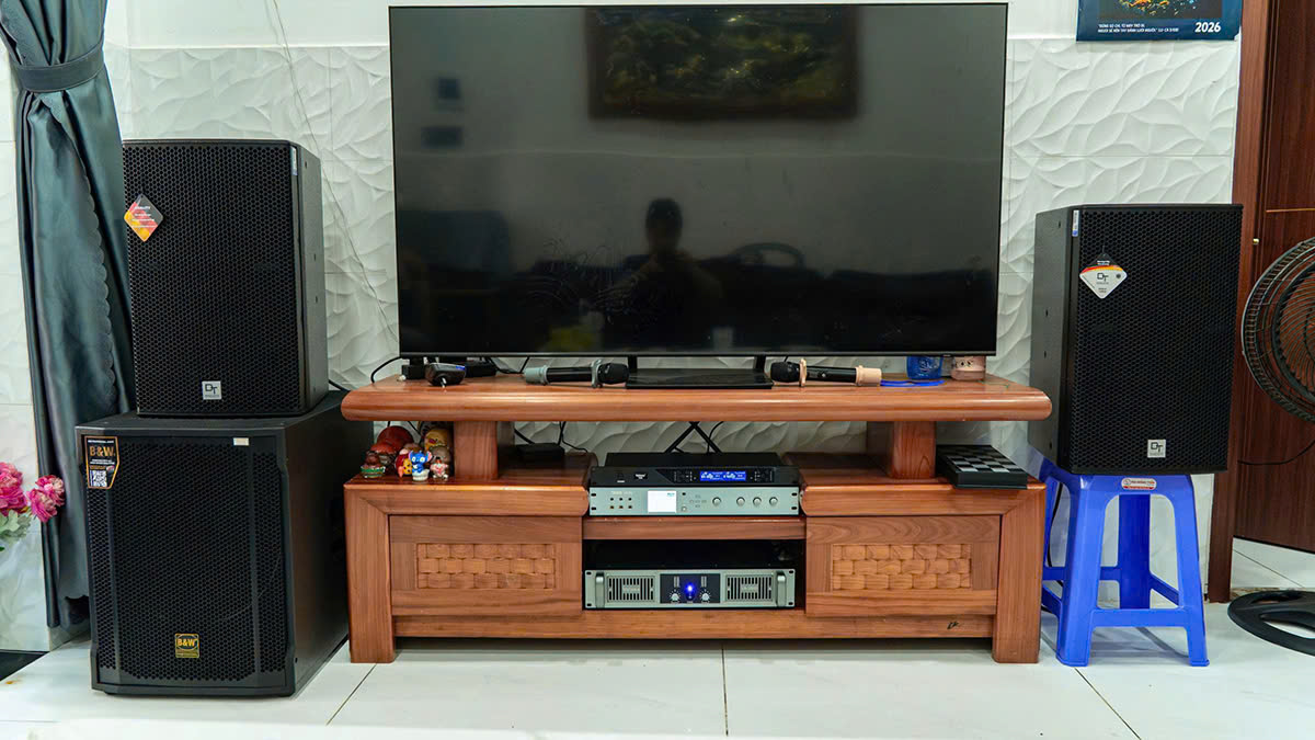 Lắp đặt thêm Dàn karaoke DT TT466: (DT Radius-12Pro, Vatasa T500, Vatasa V6 Pro, Vatasa VA-2500, B&W S1500 Max)
