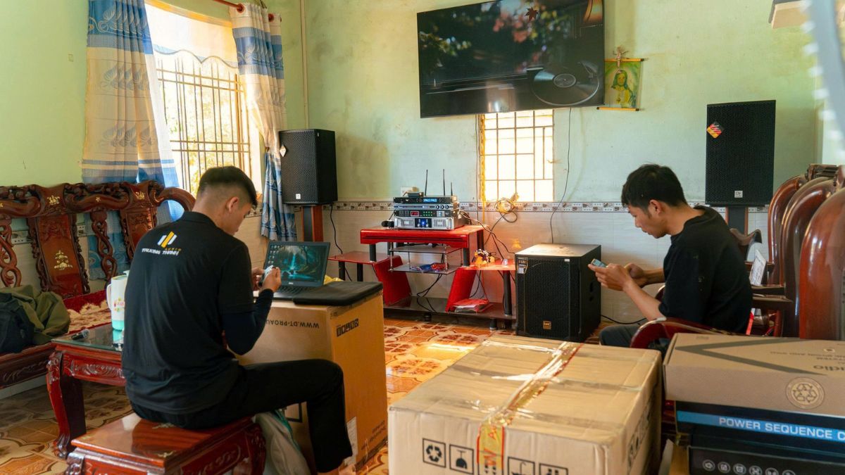 trường thành audio setup Dàn karaoke DT TT476: (DT Radius-12Pro, Vatasa T500, Vatasa V6 Pro, Vatasa VA-2600, B&W S1500 Max, Vatasa P9 Luxury)
