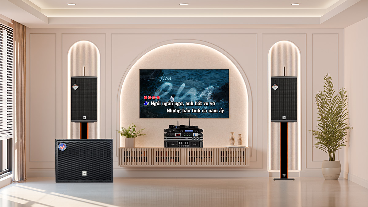 Dàn karaoke DT TT467: (DT Radius-12Pro, Vatasa T500, Vatasa V6 Pro, Vatasa VA-4600, CAVS CS115, Vatasa P9 Luxury) hình 3d