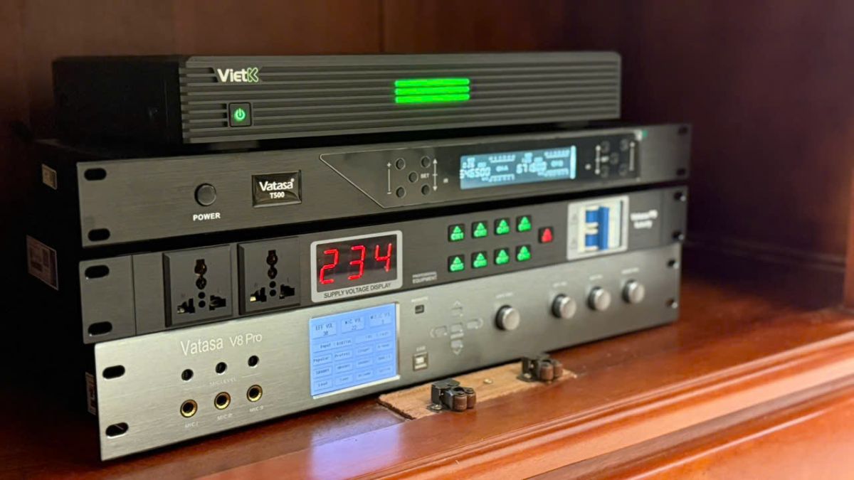 bộ xử lý tín hiệu của Dàn karaoke DT TT483: (DT Radius-12Pro, Vatasa T500, Vatasa V8 Pro, Vatasa VA-4600, DT Delta115, Vatasa P9 Luxury, VietK 4K Plus, VietK 22inch)