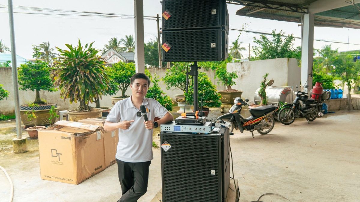 trường thành audio lắp đặt Dàn karaoke DT TT489: (DT SIRIVS-2SAC, Vatasa T10, Vatasa V8 Pro)