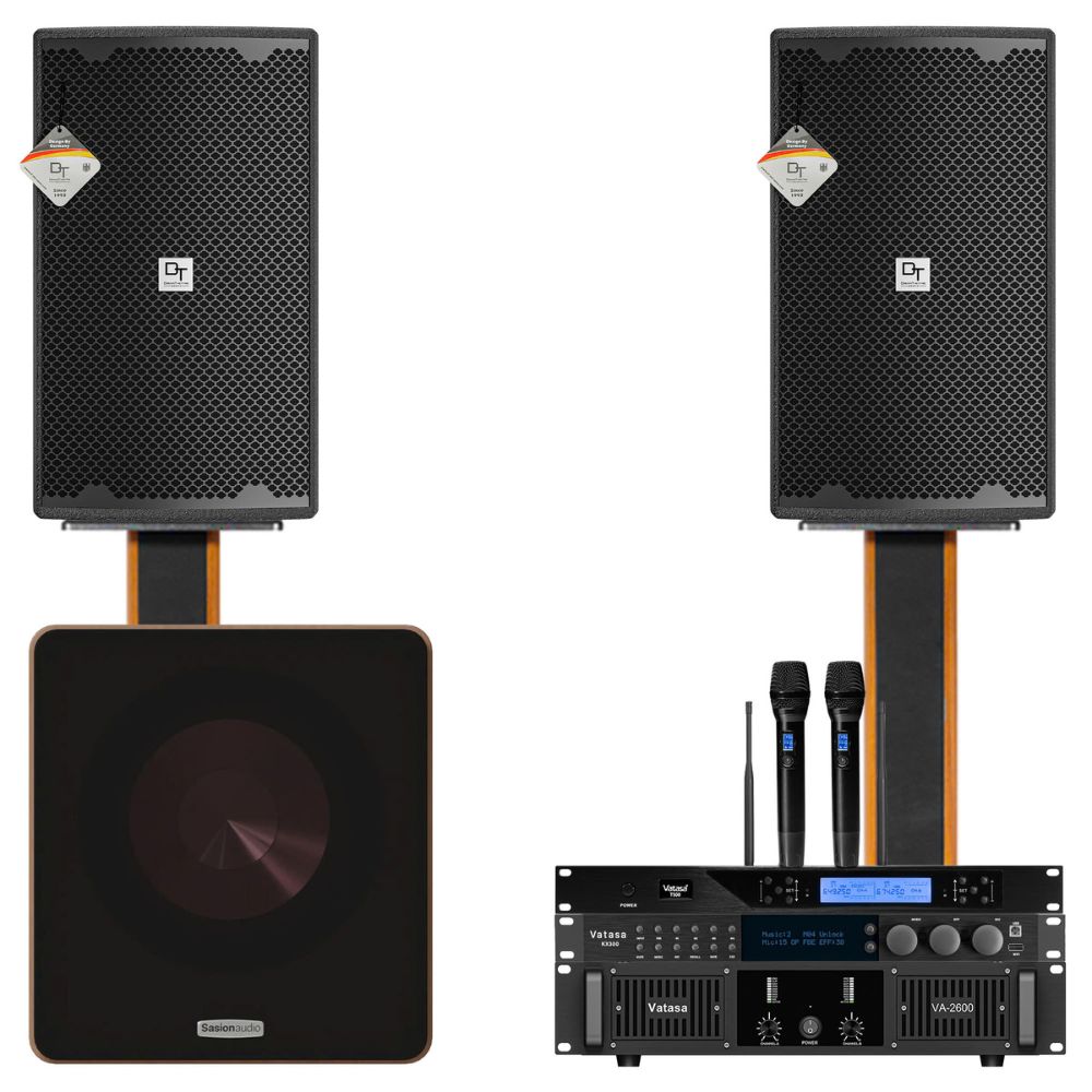 Dàn Karaoke DT TT425: (DT D2000, Vatasa T500, Vatasa KX300, Vatasa VA2600, Sasion Ali S15)