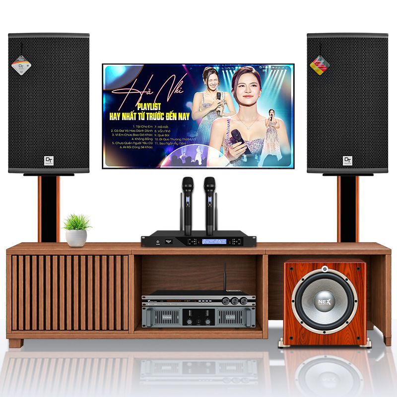 Dàn karaoke DT TT427: (DT Radius 12Pro, Vatasa T500, Vatasa V6 Pro, Vatasa VA2600, Nex 12)
