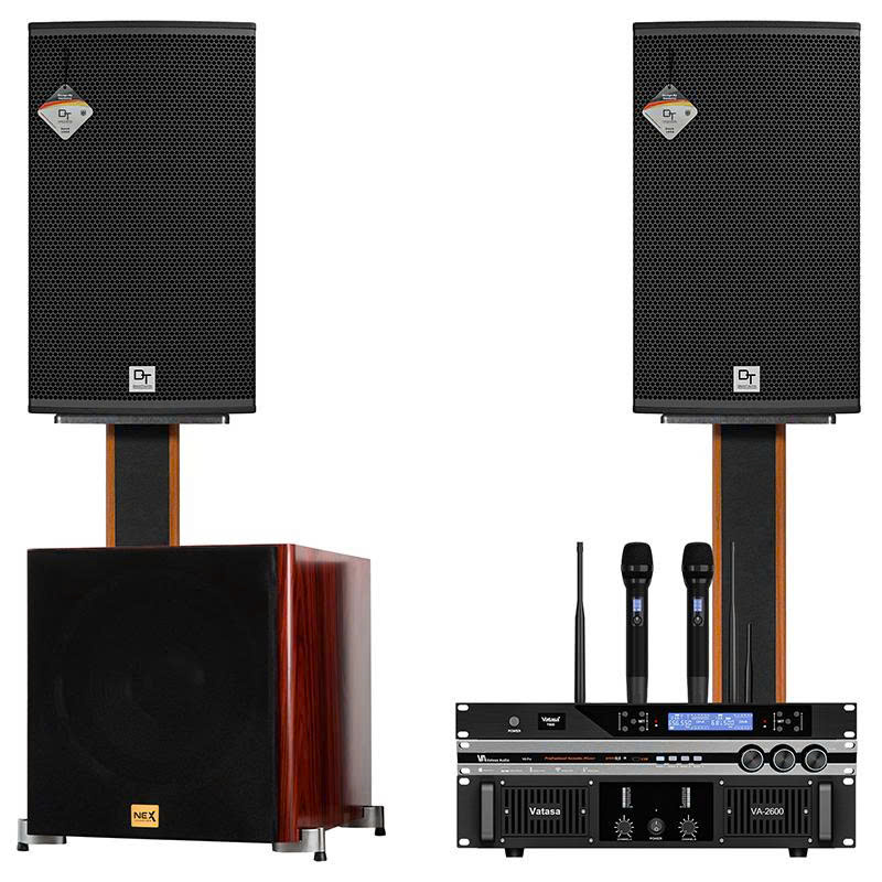 Dàn karaoke DT TT427: (DT Radius 12Pro, Vatasa T500, Vatasa V6 Pro, Vatasa VA2600, Nex 12)