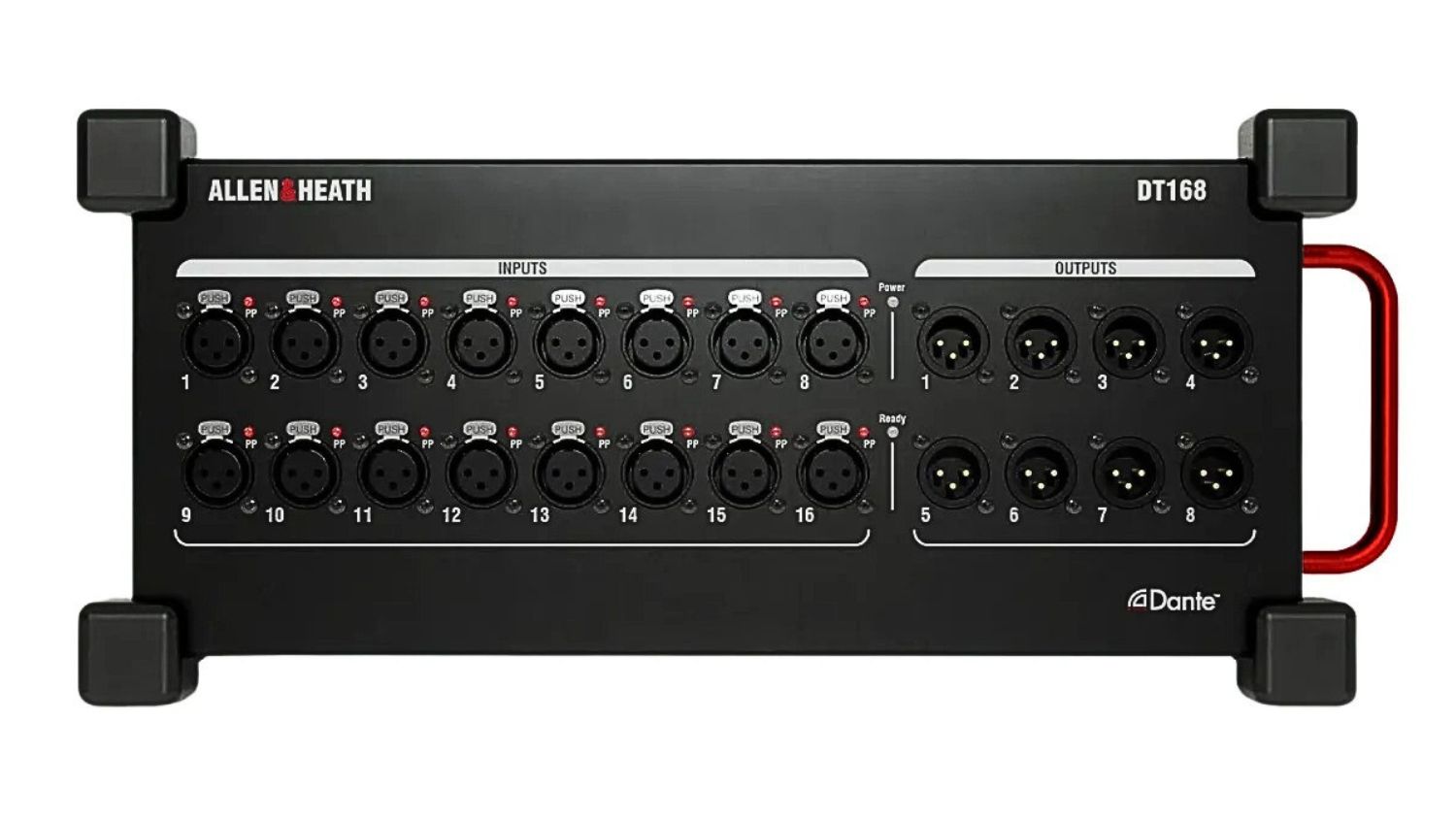 Mặt trước của Allen & Heath DT168 - Audio Racks